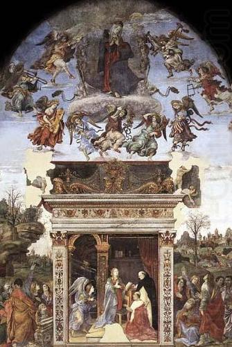 Assumption and Annunciation, Filippino Lippi